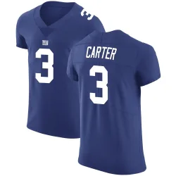 Men's Abdul Carter New York Giants No.3 Elite Team Color Vapor Untouchable Jersey - Royal