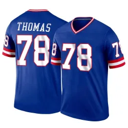 Men's Andrew Thomas New York Giants No.78 Legend Classic Jersey - Royal