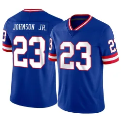 Men's Anthony Johnson Jr. New York Giants No.23 Limited Classic Vapor Jersey
