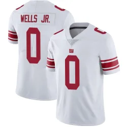 Men's Antwane Wells Jr. New York Giants No.0 Limited Vapor Untouchable Jersey - White