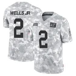 Men's Antwane Wells Jr. New York Giants No.2 Limited 2024 Salute to Service Jersey - Arctic Camo