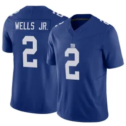 Men's Antwane Wells Jr. New York Giants No.2 Limited Vapor F.U.S.E. Jersey - Royal