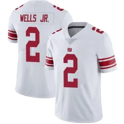 Men's Antwane Wells Jr. New York Giants No.2 Limited Vapor Untouchable Jersey - White