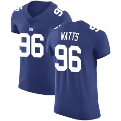 Men's Armon Watts New York Giants No.96 Elite Team Color Vapor Untouchable Jersey - Royal