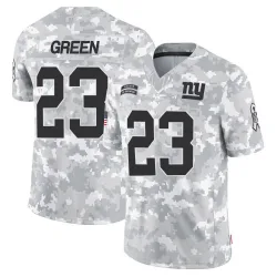 Men's Art Green New York Giants No.23 Limited 2024 Salute to Service Jersey - Arctic Camo