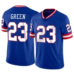Men's Art Green New York Giants No.23 Limited Classic Vapor Jersey
