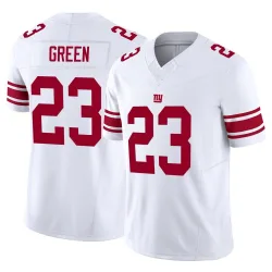 Men's Art Green New York Giants No.23 Limited Vapor F.U.S.E. Jersey - White