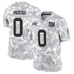 Men's Arvell Reese New York Giants No.0 Limited 2024 Salute to Service Jersey - Arctic Camo