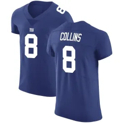 Men's Beaux Collins New York Giants No.8 Elite Team Color Vapor Untouchable Jersey - Royal