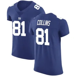 Men's Beaux Collins New York Giants No.81 Elite Team Color Vapor Untouchable Jersey - Royal