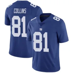 Men's Beaux Collins New York Giants No.81 Limited Team Color Vapor Untouchable Jersey - Royal