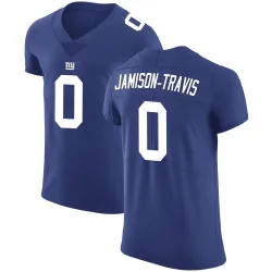 Men's Bobby Jamison-Travis New York Giants No.0 Elite Team Color Vapor Untouchable Jersey - Royal