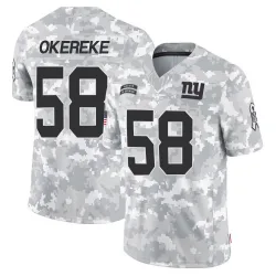 Men's Bobby Okereke New York Giants No.58 Limited 2024 Salute to Service Jersey - Arctic Camo