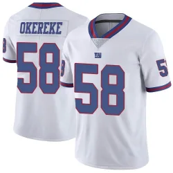 Men's Bobby Okereke New York Giants No.58 Limited Color Rush Jersey - White