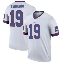 Men's Bobby Thomson New York Giants No.19 Legend Color Rush Jersey - White