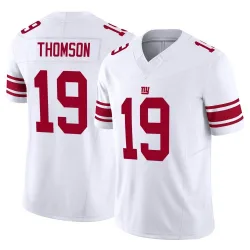 Men's Bobby Thomson New York Giants No.19 Limited Vapor F.U.S.E. Jersey - White