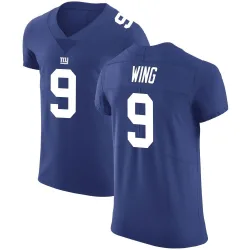 Men's Brad Wing New York Giants No.9 Elite Team Color Vapor Untouchable Jersey - Royal