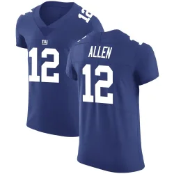 Men's Brandon Allen New York Giants No.12 Elite Team Color Vapor Untouchable Jersey - Royal