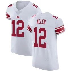 Men's Brandon Allen New York Giants No.12 Elite Vapor Untouchable Jersey - White