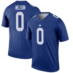 Men's Braylen Nelson New York Giants No.0 Legend Jersey - Royal