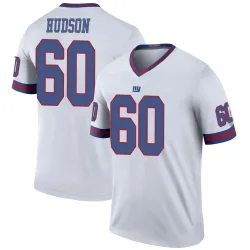 Men's Bryan Hudson New York Giants No.60 Legend Color Rush Jersey - White