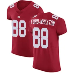 Men's Bryce Ford-Wheaton New York Giants No.88 Elite Alternate Vapor Untouchable Jersey - Red