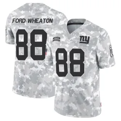 Men's Bryce Ford-Wheaton New York Giants No.88 Limited 2024 Salute to Service Jersey - Arctic Camo