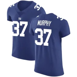 Men's Caleb Murphy New York Giants No.37 Elite Team Color Vapor Untouchable Jersey - Royal