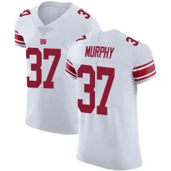Men's Caleb Murphy New York Giants No.37 Elite Vapor Untouchable Jersey - White