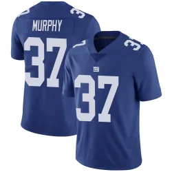 Men's Caleb Murphy New York Giants No.37 Limited Team Color Vapor Untouchable Jersey - Royal
