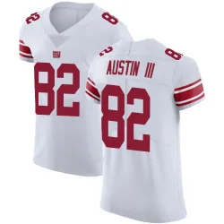 Men's Calvin Austin III New York Giants No.82 Elite Vapor Untouchable Jersey - White