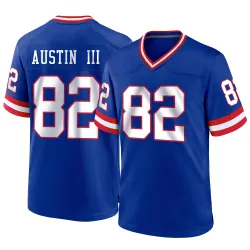 Men's Calvin Austin III New York Giants No.82 Game Classic Jersey - Royal