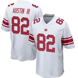 Men's Calvin Austin III New York Giants No.82 Game Jersey - White