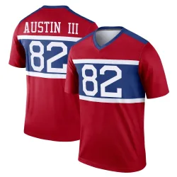 Men's Calvin Austin III New York Giants No.82 Legend Century Alternate Jersey - Red