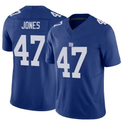 Men's Cam Jones New York Giants No.47 Limited Vapor F.U.S.E. Jersey - Royal