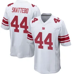 Men's Cam Skattebo New York Giants No.44 Game Jersey - White