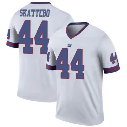 Men's Cam Skattebo New York Giants No.44 Legend Color Rush Jersey - White