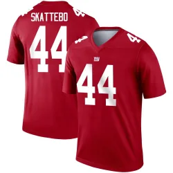 Men's Cam Skattebo New York Giants No.44 Legend Inverted Jersey - Red