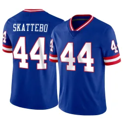 Men's Cam Skattebo New York Giants No.44 Limited Classic Vapor Jersey