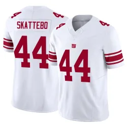 Men's Cam Skattebo New York Giants No.44 Limited Vapor F.U.S.E. Jersey - White