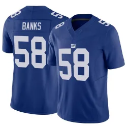 Men's Carl Banks New York Giants No.58 Limited Vapor F.U.S.E. Jersey - Royal