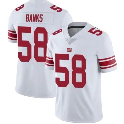 Men's Carl Banks New York Giants No.58 Limited Vapor Untouchable Jersey - White