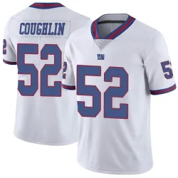 Men's Carter Coughlin New York Giants No.52 Limited Color Rush Jersey - White