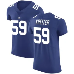 Men's Casey Kreiter New York Giants No.59 Elite Team Color Vapor Untouchable Jersey - Royal