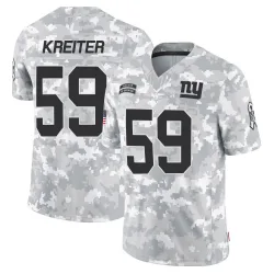 Men's Casey Kreiter New York Giants No.59 Limited 2024 Salute to Service Jersey - Arctic Camo