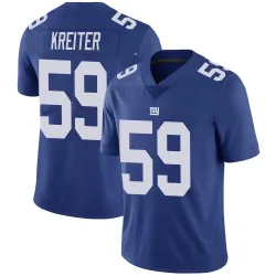 Men's Casey Kreiter New York Giants No.59 Limited Team Color Vapor Untouchable Jersey - Royal