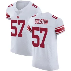 Men's Chauncey Golston New York Giants No.57 Elite Vapor Untouchable Jersey - White