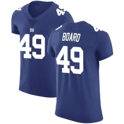 Men's Chris Board New York Giants No.49 Elite Team Color Vapor Untouchable Jersey - Royal