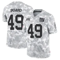 Men's Chris Board New York Giants No.49 Limited 2024 Salute to Service Jersey - Arctic Camo