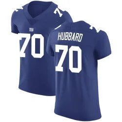 Men's Chris Hubbard New York Giants No.70 Elite Team Color Vapor Untouchable Jersey - Royal